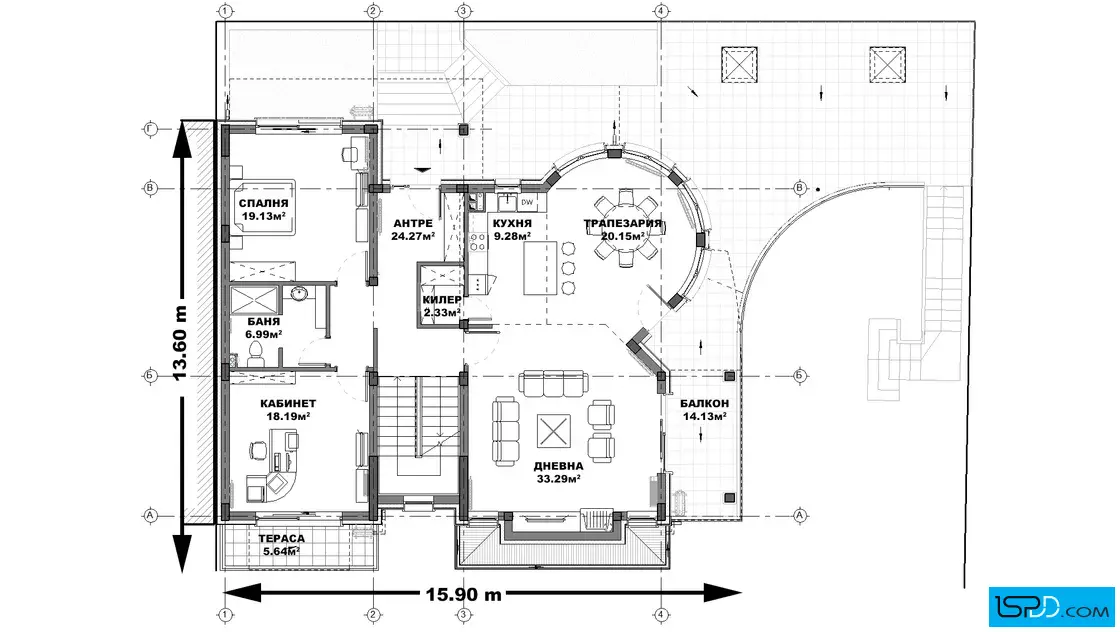 План на първи етаж