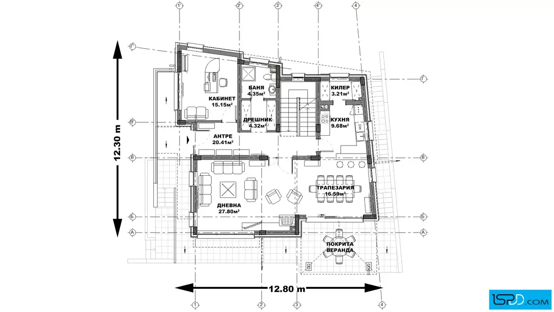 План на първи етаж