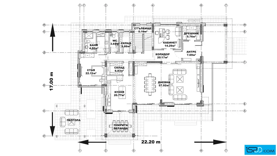 План на първи етаж