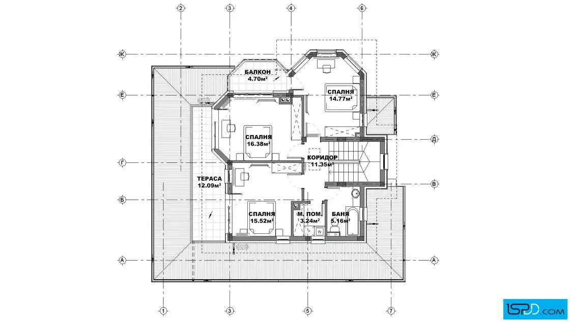 План на втори етаж