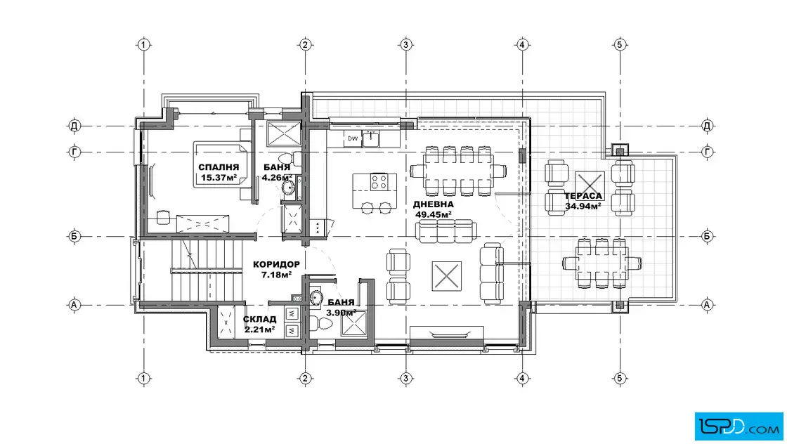 План на втори етаж