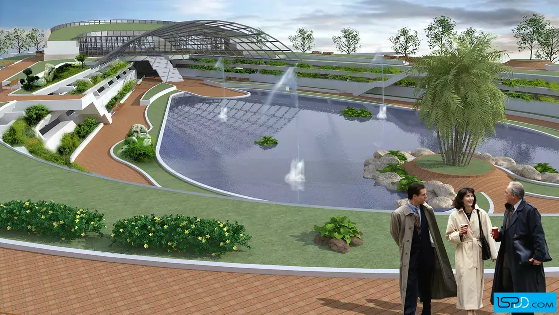 Паркинг и търговска площ