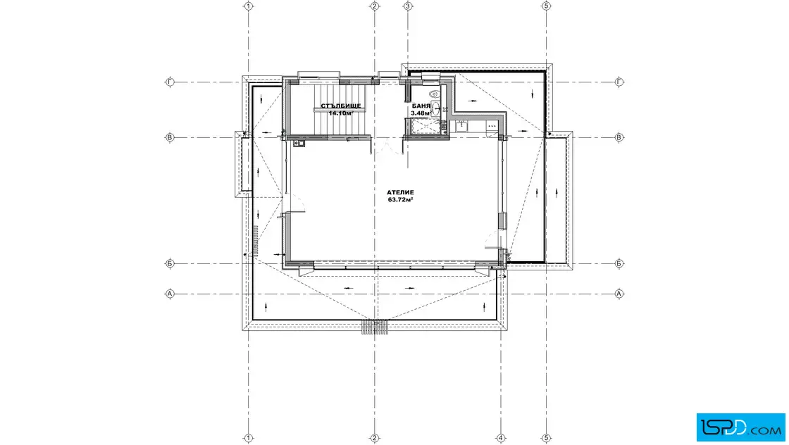 План на трети етаж