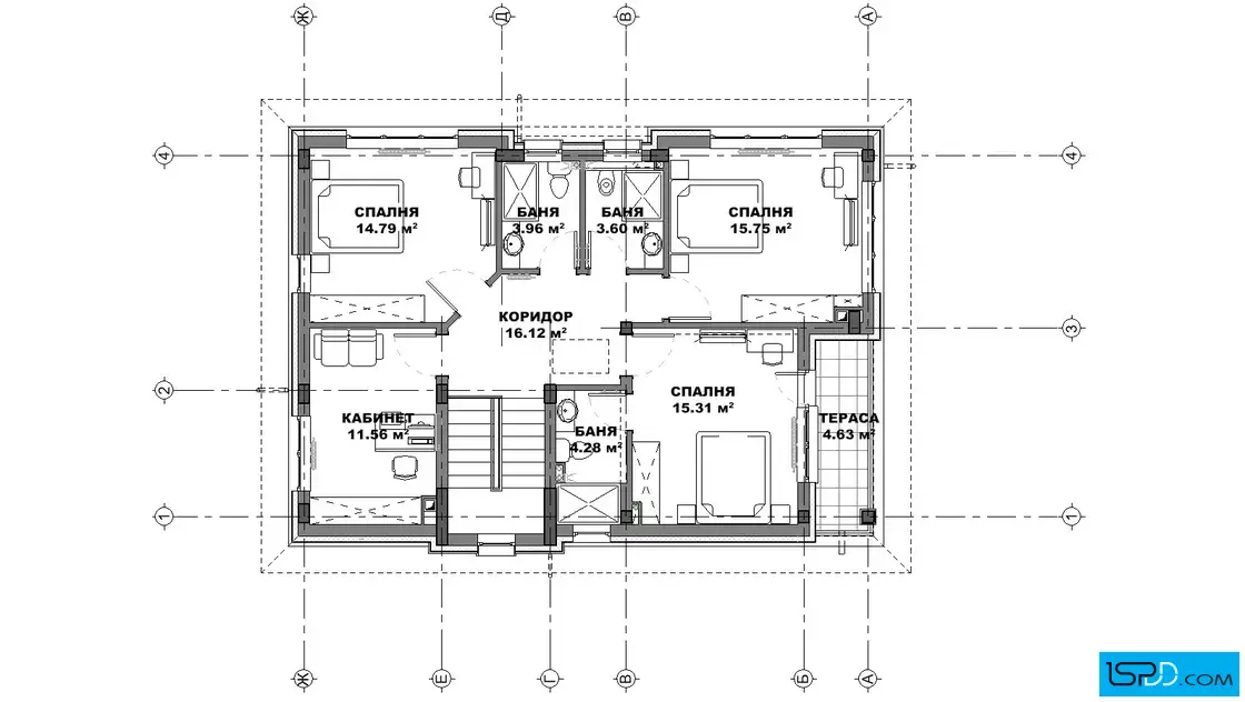 План на втори етаж