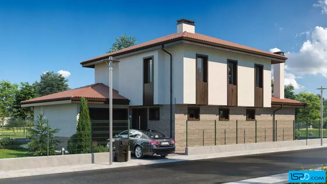 Проект на къща в гр. Пловдив