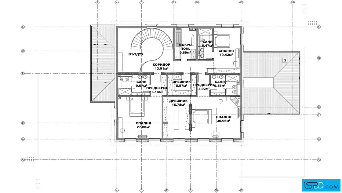 План на втори етаж
