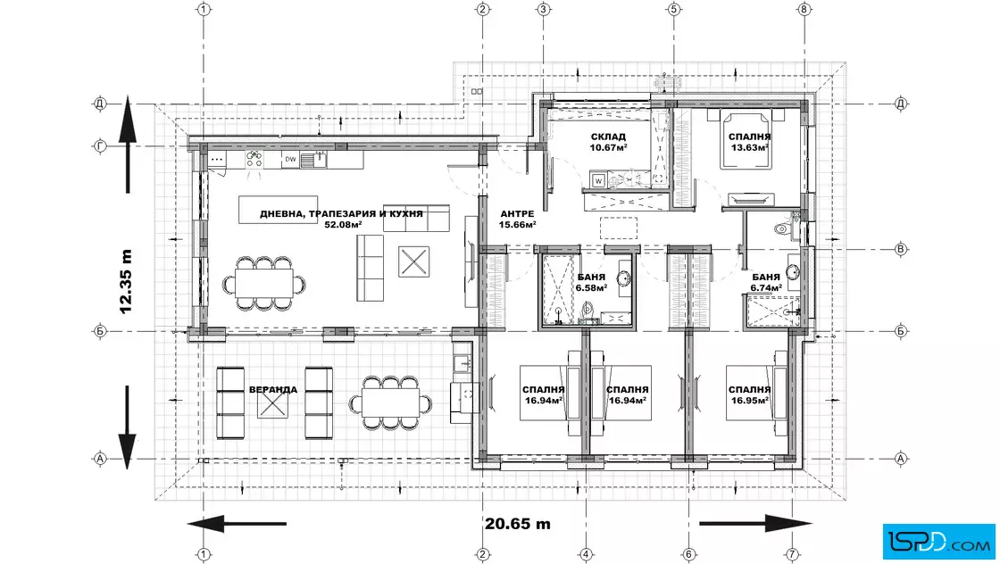 План на първи етаж