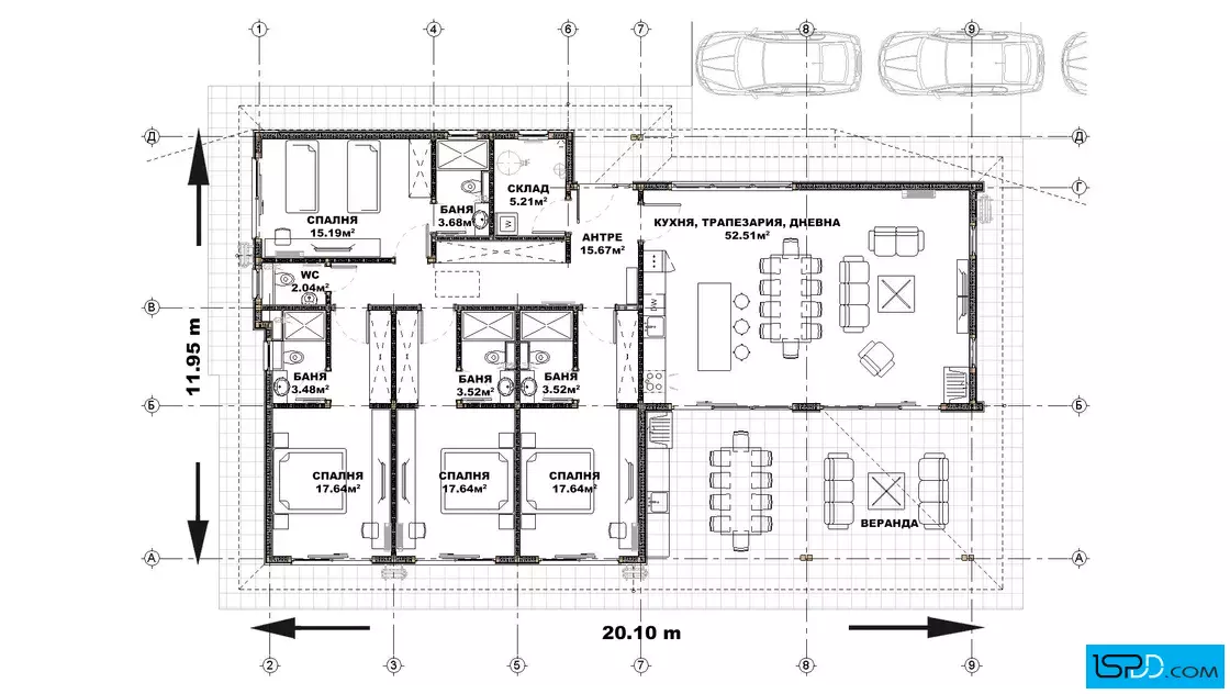 План на първи етаж