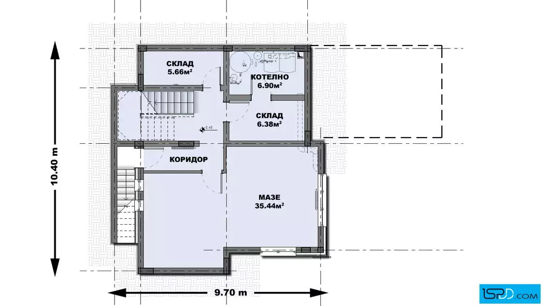 План на подземен етаж