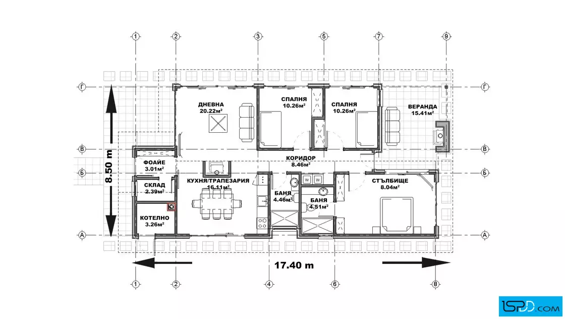 План на първи етаж
