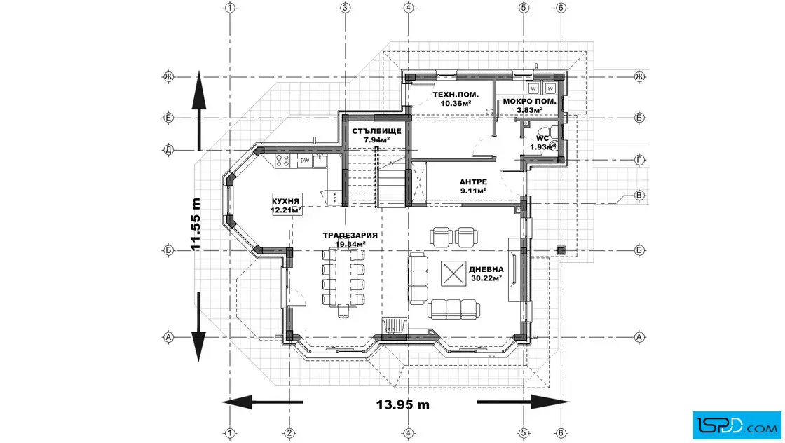 План на първи етаж