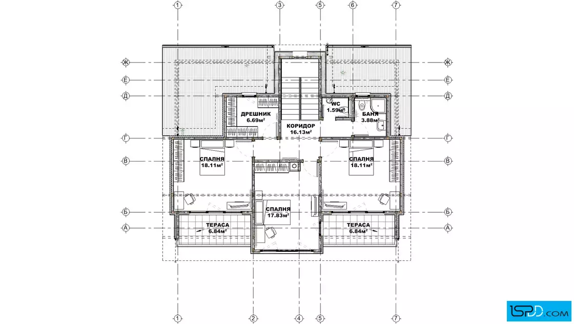 План на втори етаж