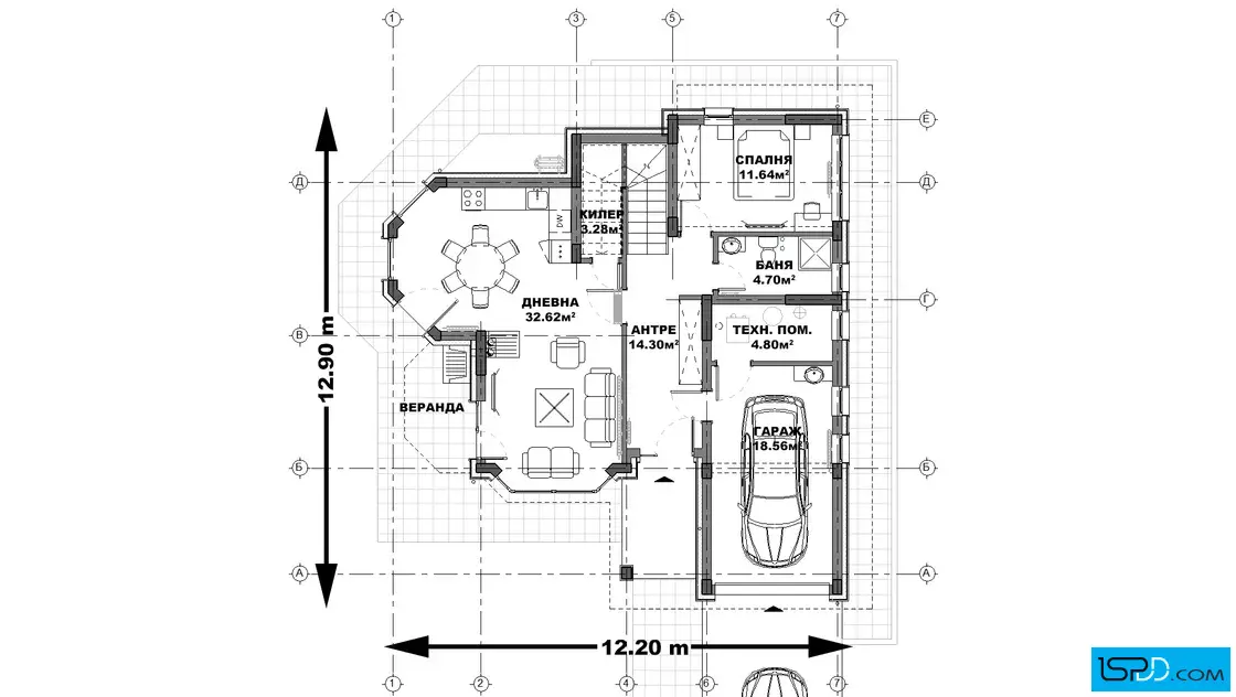 План на първи етаж