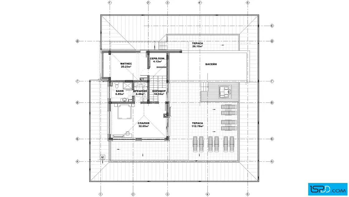 План на трети етаж