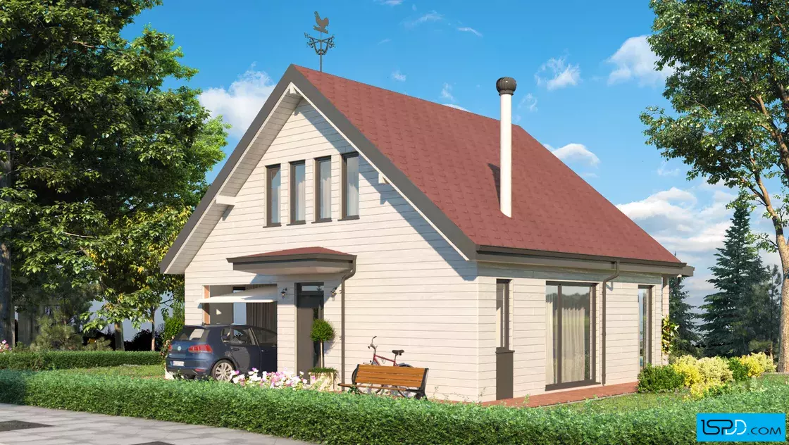 Проект на къща в с. Побит камък