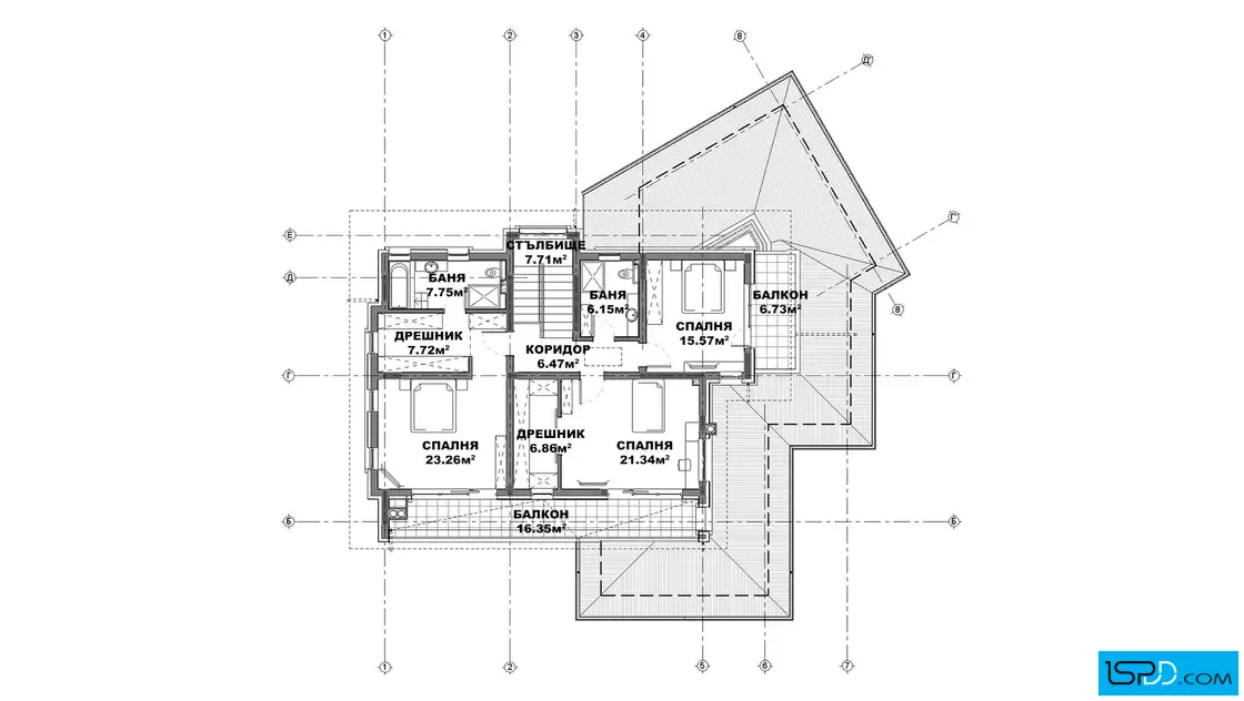 План на втори етаж
