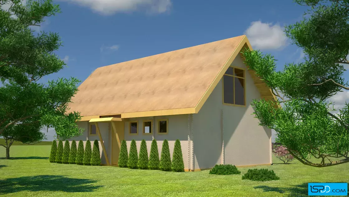 Проект 20 - Дървена слобяема къща