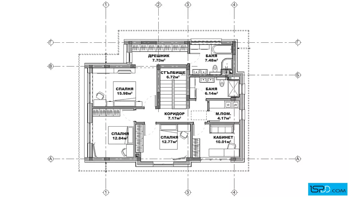План на втори етаж
