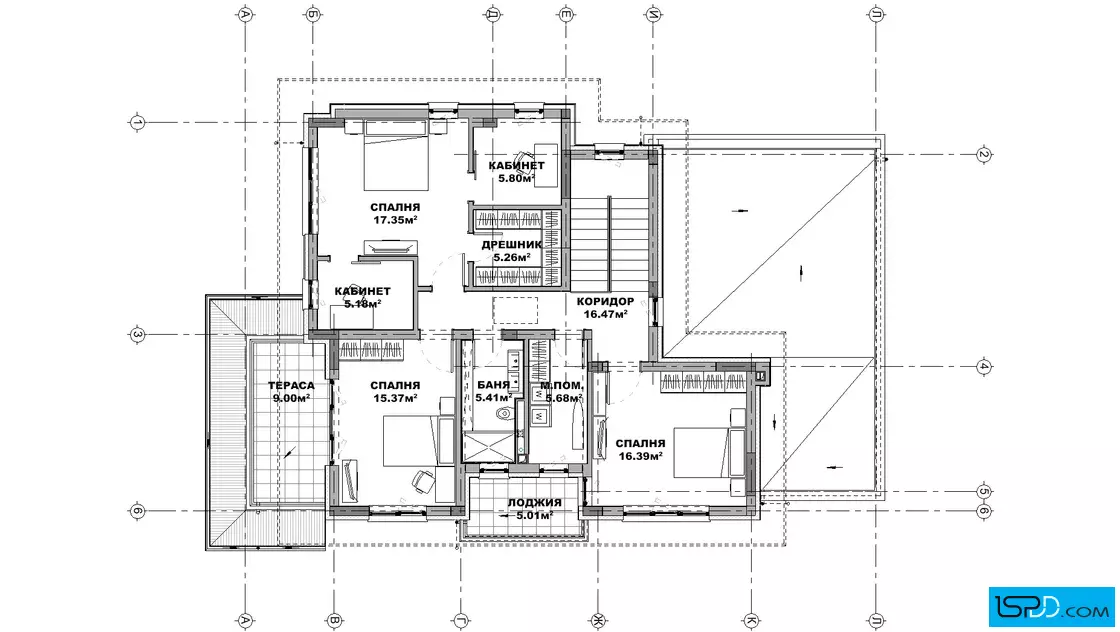 План на втори етаж