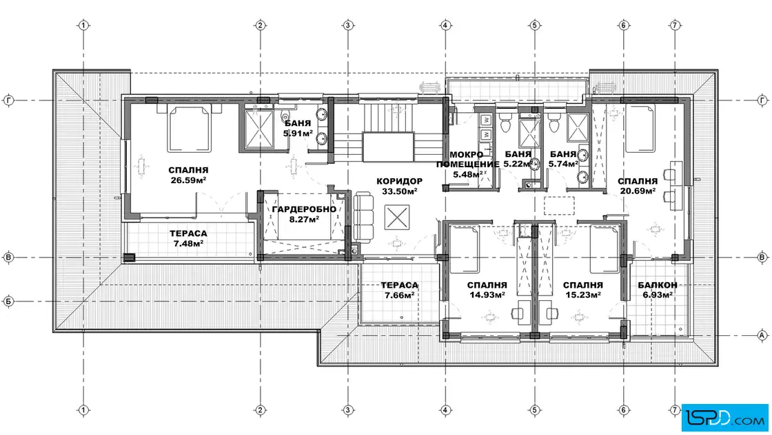 План на втори етаж