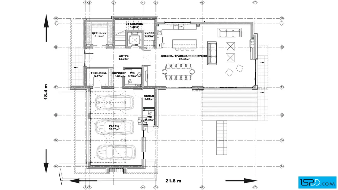 План на първи етаж