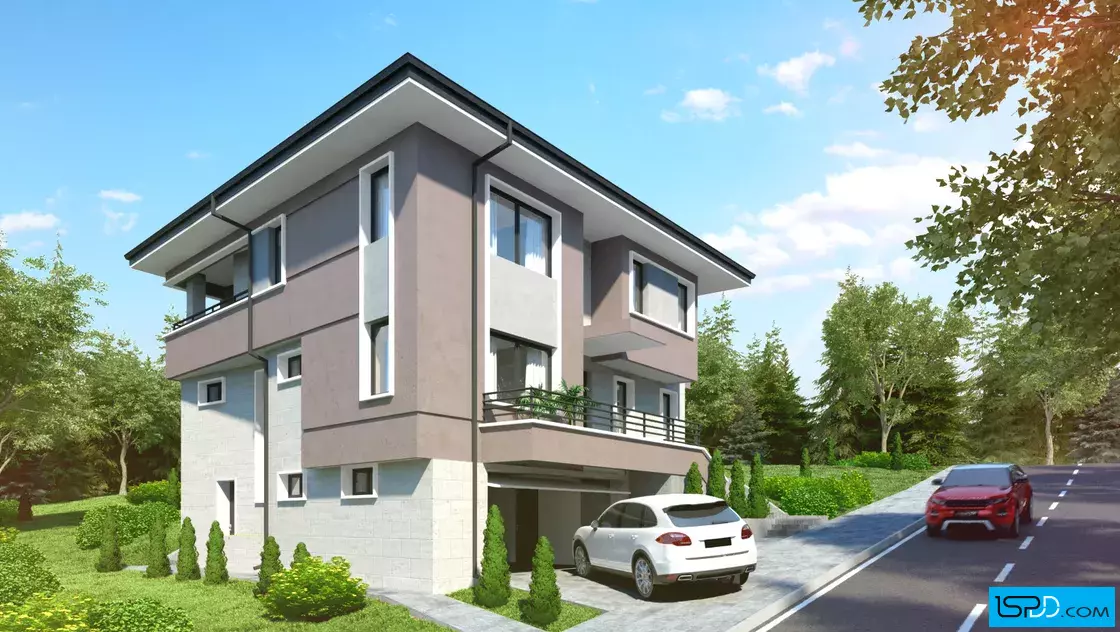 Проект на къща в с. Лозен