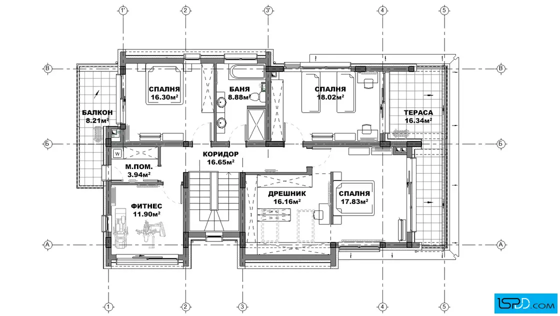План на втори етаж