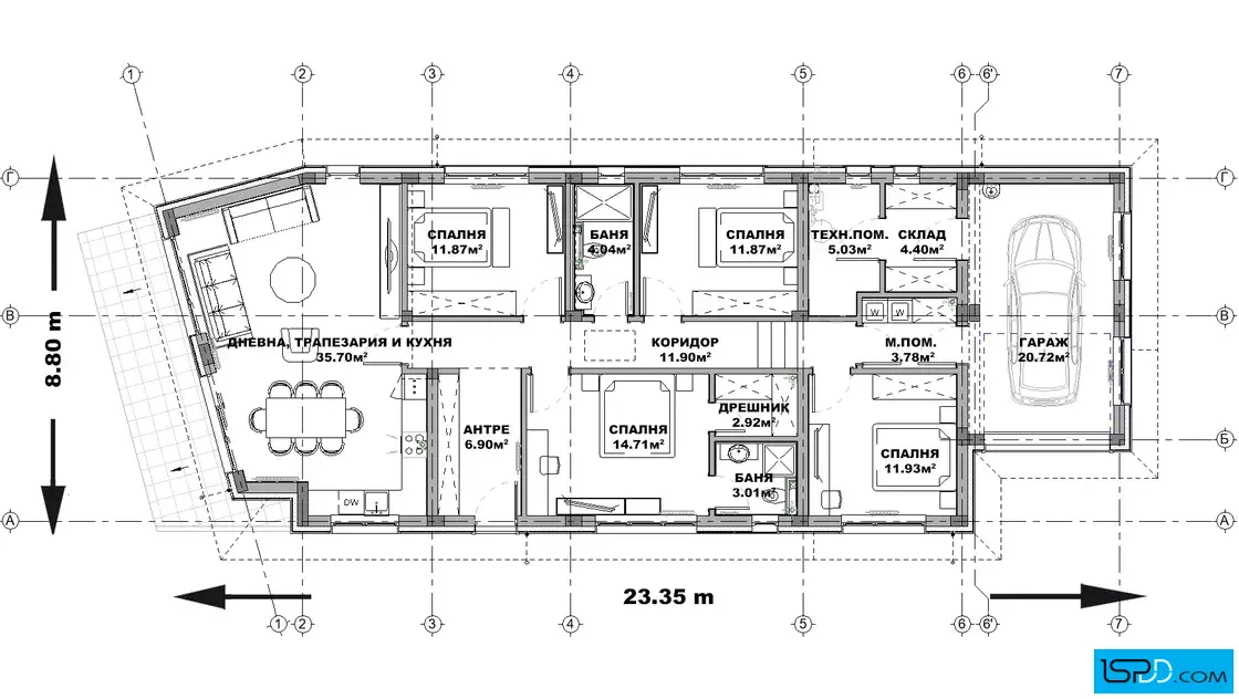 План на първи етаж