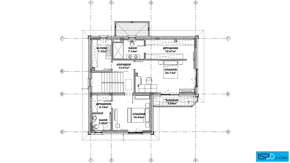 План на втори етаж