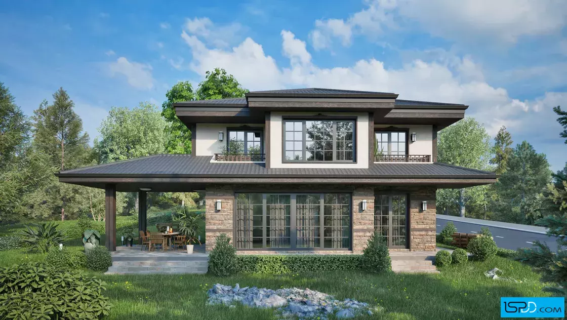 Проект на къща във в.з. Ярема