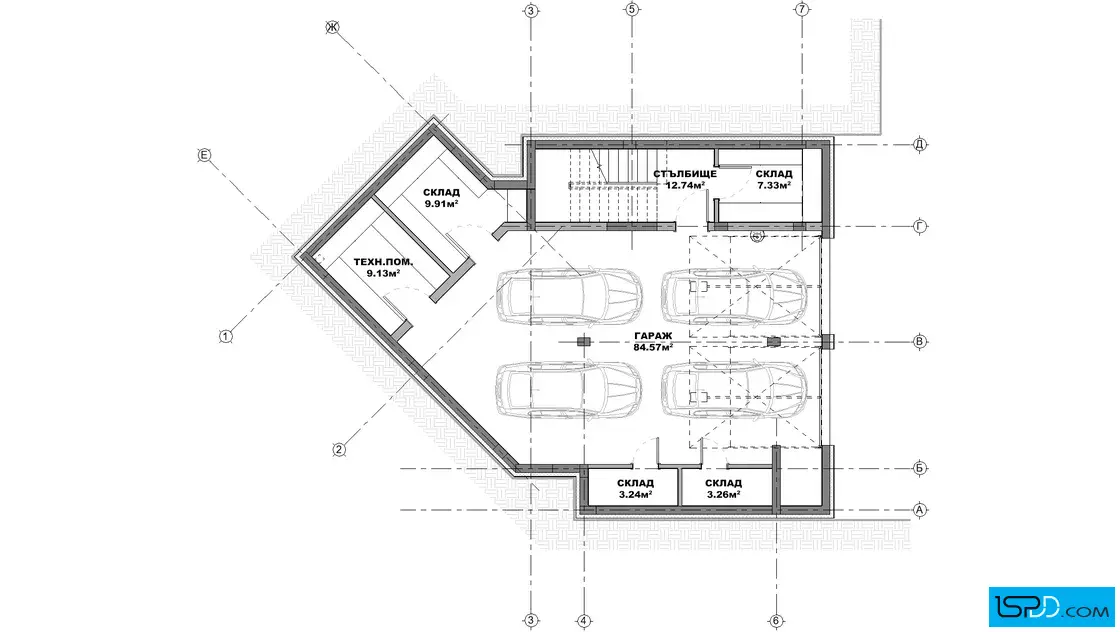 План на подземен етаж