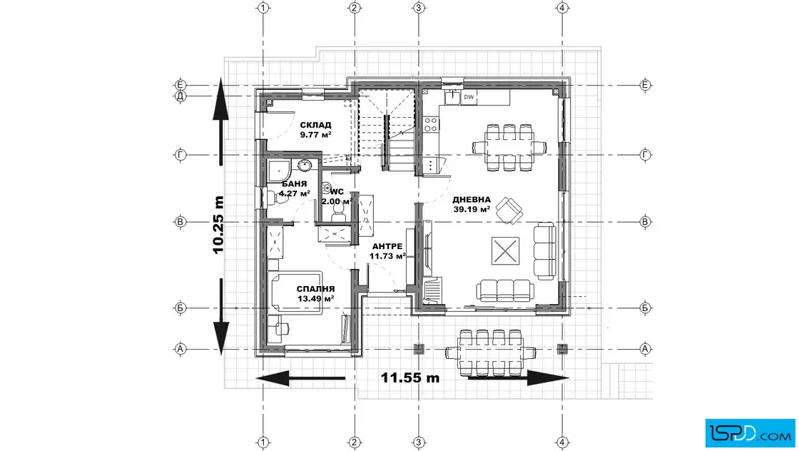 План на първи етаж