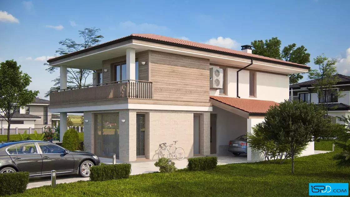 Проект на къща в с. Долно Камарци