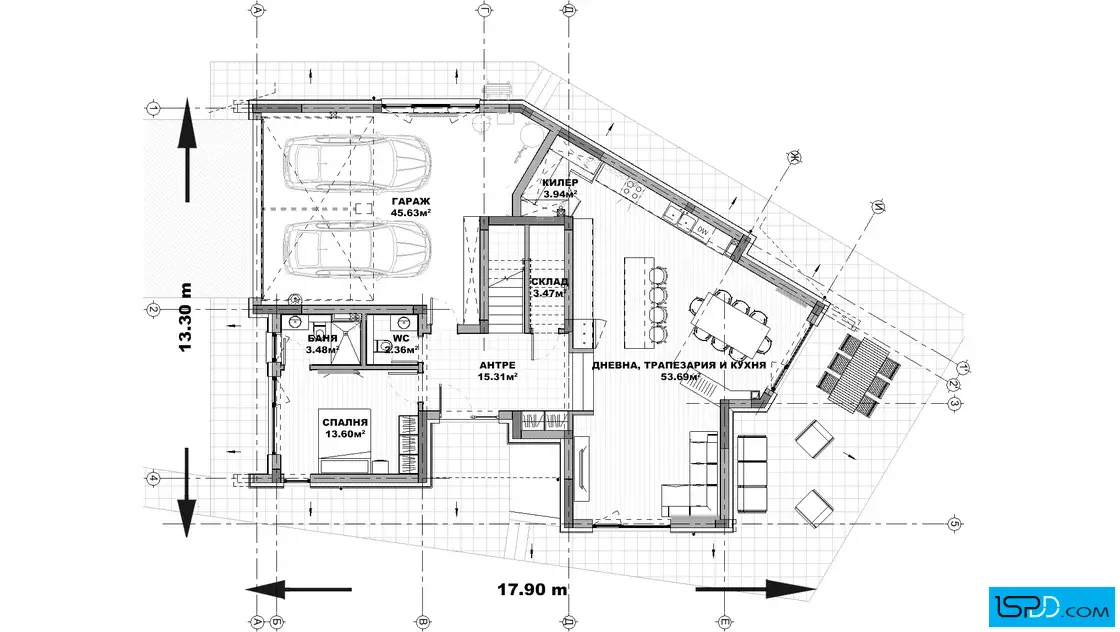 План на първи етаж