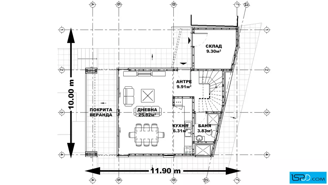 План на първи етаж
