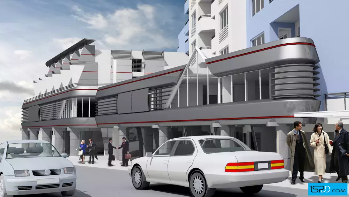 Жилищна група с търговски център