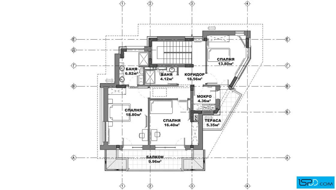 План на втори етаж