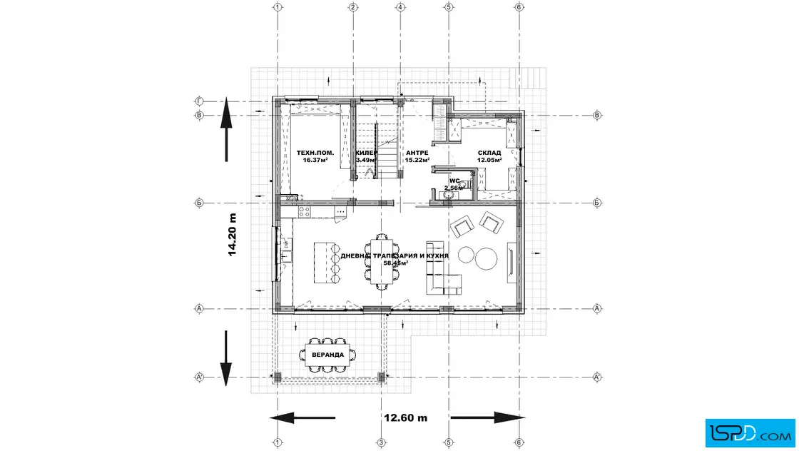 План на първи етаж
