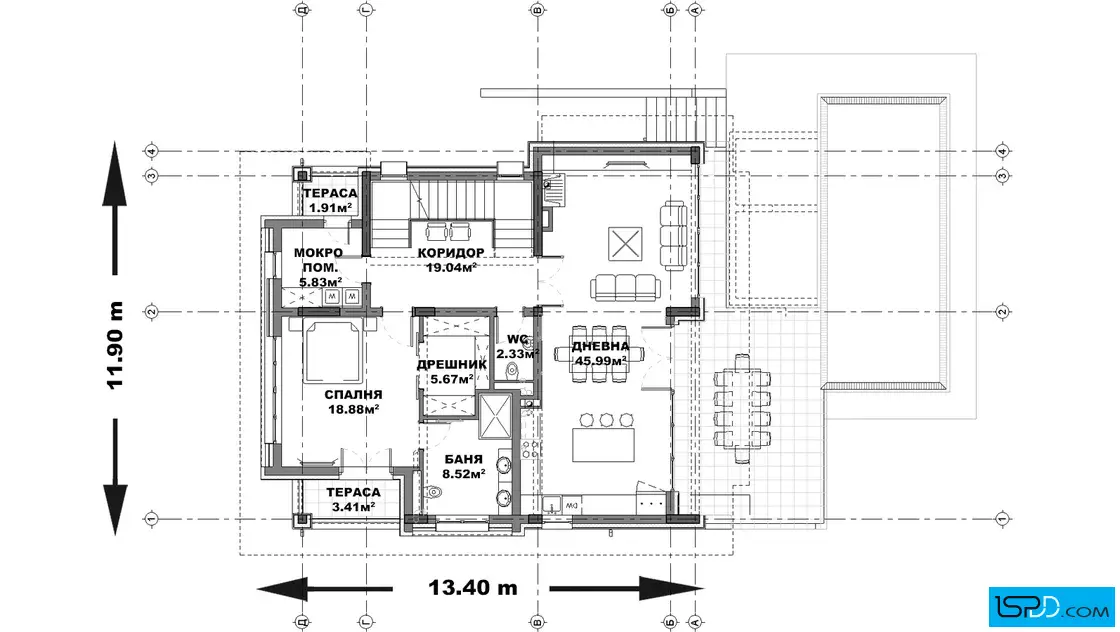 План на първи етаж