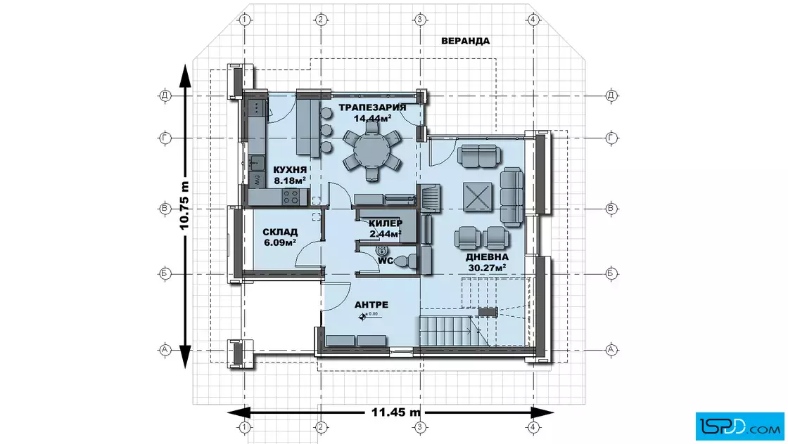 План на първи етаж