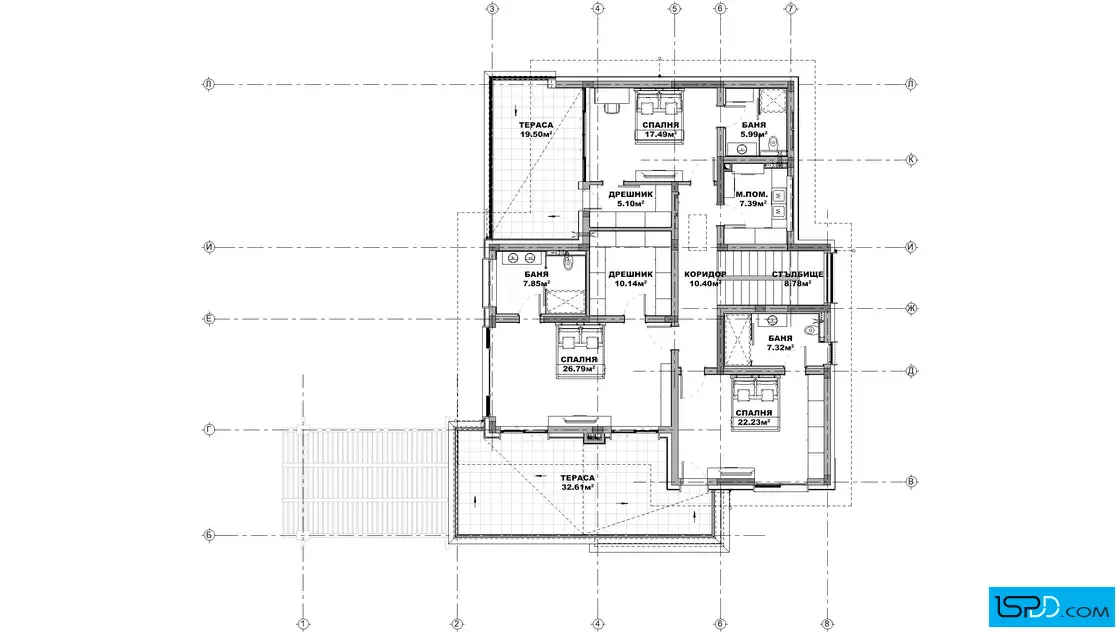 План на втори етаж