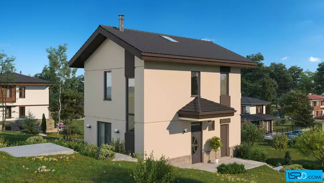 Проект на къща в с. Горна Малина