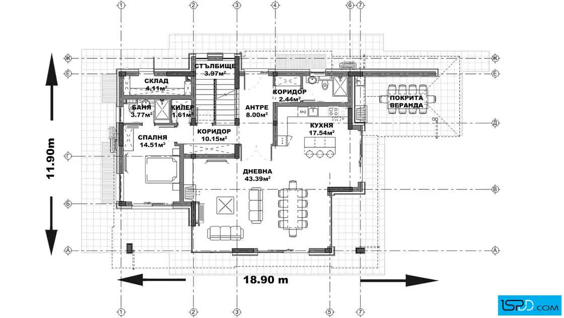 План на първи етаж