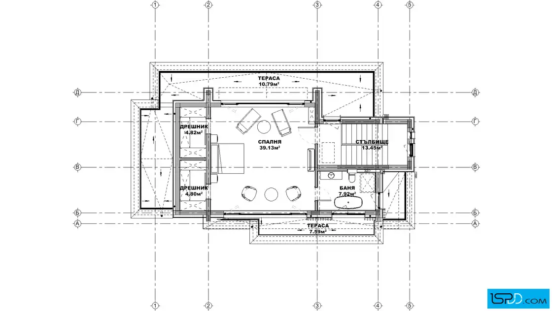 План на трети етаж План на трети етаж