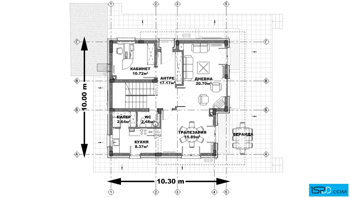 План на първи етаж