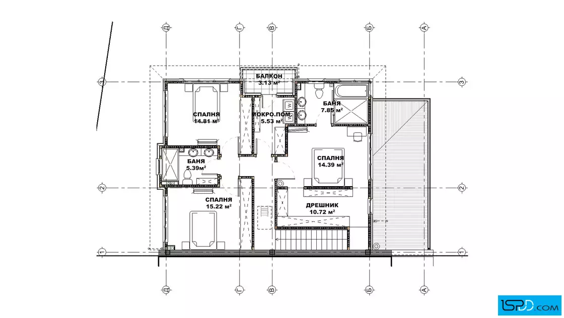 План на втори етаж