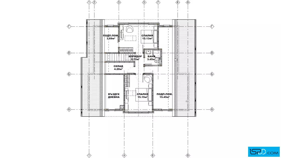 План на втори етаж