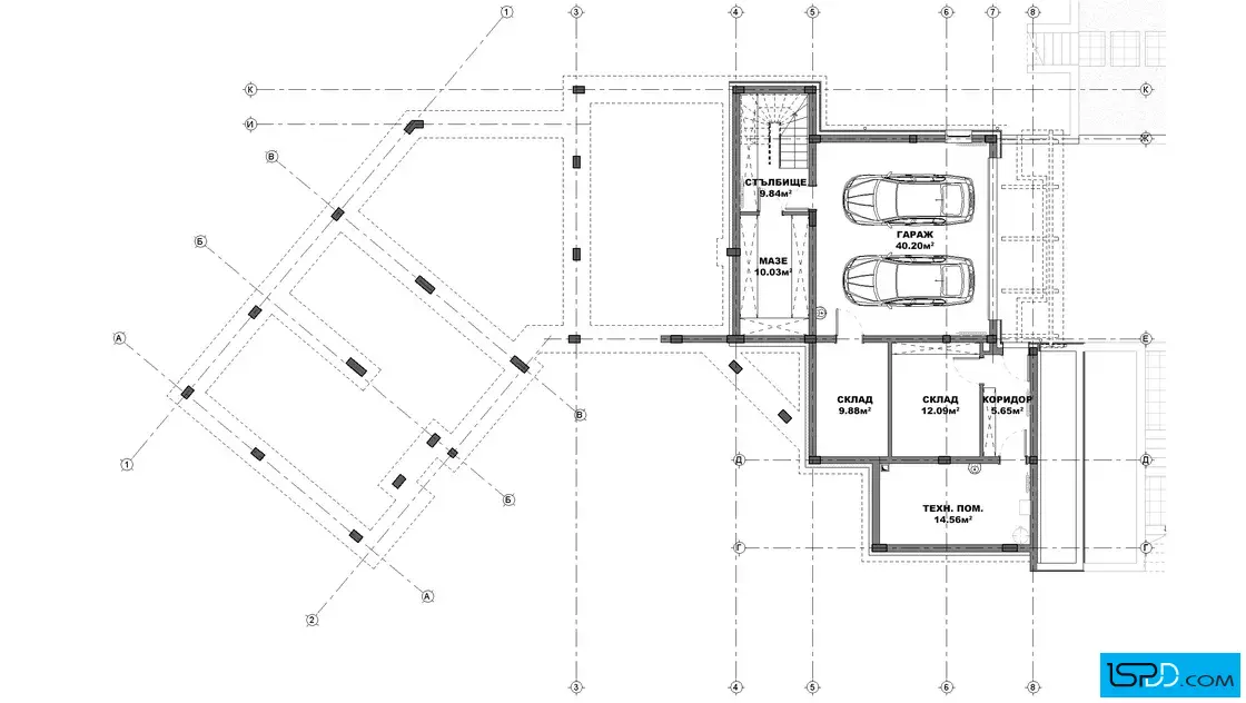 План на подземен етаж