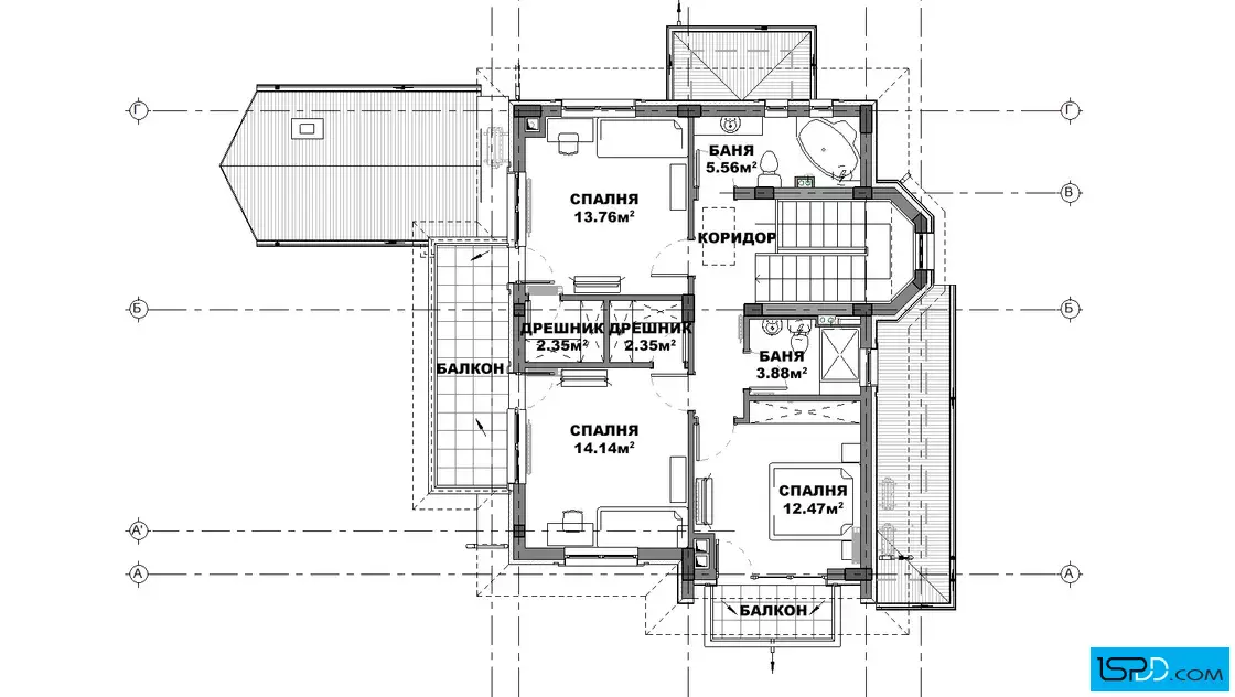 План на втори етаж