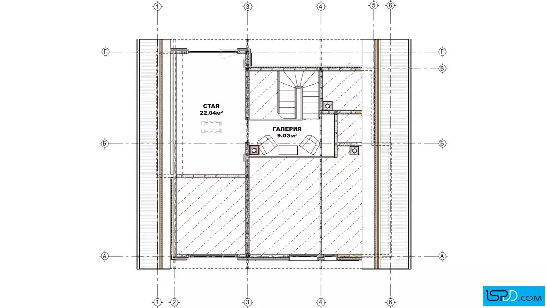План на втори етаж План на втори етаж
